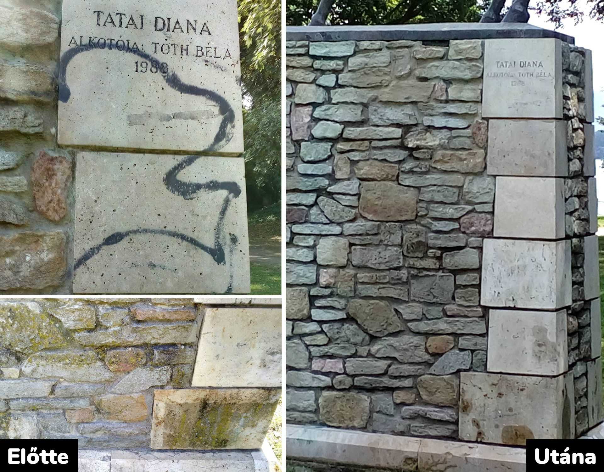 Emlékműtisztítás - grafiti, festék eltávolítása - Kőtisztítás.eu