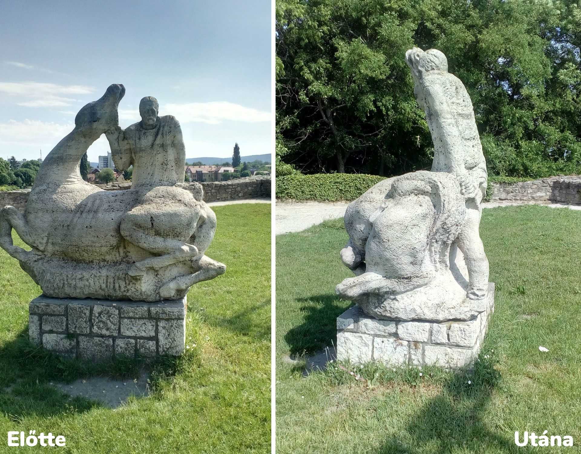 Emlékműtisztítás - kőszobor tisztítás - Kőtisztítás.eu