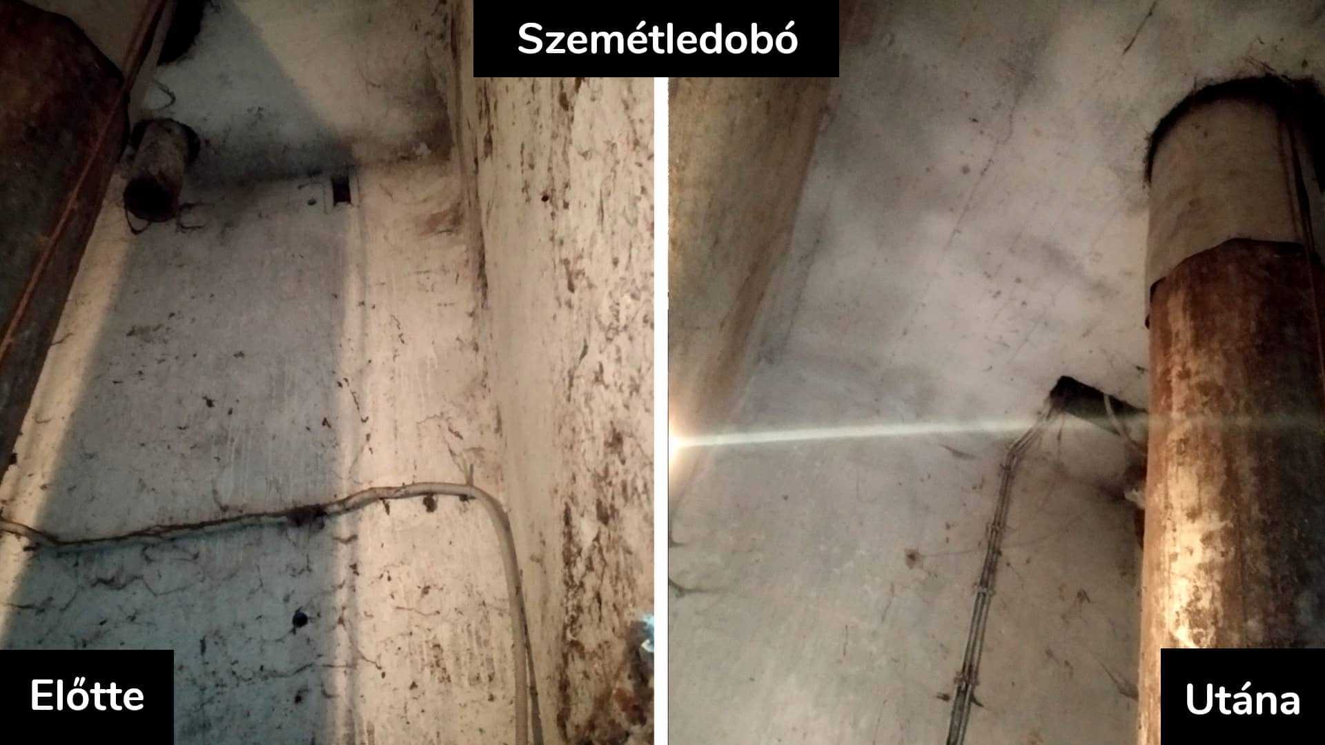 Szemeteskuka tisztítás - szemétledobó tisztítása - Kőtisztítás.eu