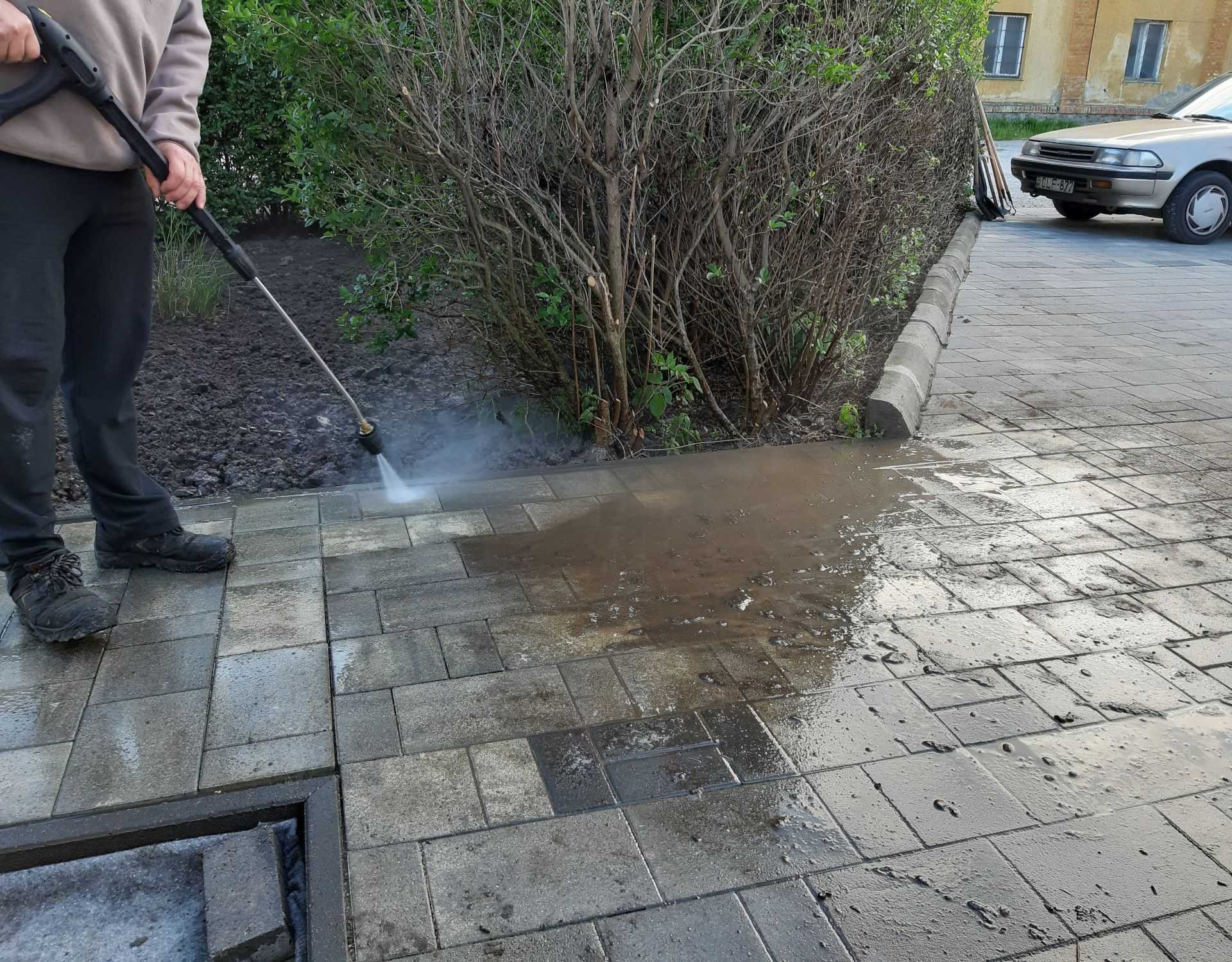 Térkőtisztítás - térkő tisztítása - Kőtisztítás.eu